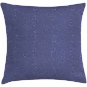 Abakuhaus Abstrakter Kissenbezug – Moderne Kreisformen – 40x40 cm – Donkerblauw/Wit