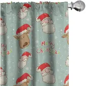 Abakuhaus – Sankt Deer wijnoogst gordijnen – 2x75x225 cm – microvezel