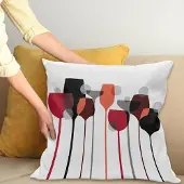 Abakuhaus Wijnkussenhoes – Decoratief 50 x 50 cm – Dubbelzijdig bedrukt