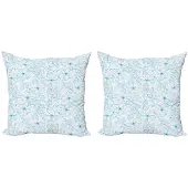 Abakuhaus Kussenhoezen Set – 2x50x50 cm – Dubbelzijdige druk