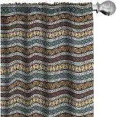 Abakuhaus Boho Gordijnen – 2x75x225 cm – Microfiber, Meerkleurig