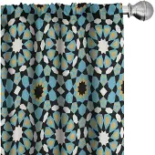 Abakuhaus Voorhangen – 2x75x225 cm – Mikrofaser – Halfdonker – Hemelsblauw