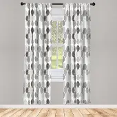 Abakuhaus Gordijnen – 2x75x245 cm – Licht koolgrijs – Microvezel