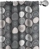 Abakuhaus Gordijnen – 2x75x225 cm – microvezel, halverduistering, gestippeld