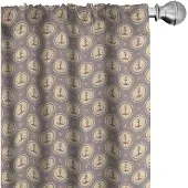 Abakuhaus Voorhangen – Sterrenpatroon – 2x75x175 cm – 100% microvezel – Licht verduisterend