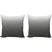 Abakuhaus Ombre Kussenhoes Set (2x) – 40x40 cm – Dubbelzijdig digitaaldruk – Donkergroen