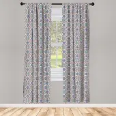 Abakuhaus Geometrische gordijnen – 2-delige set 75x245 cm – veelkleurig