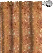 Abakuhaus Gordijnen – 2x75x175 cm – Microvezel – Geelbruin