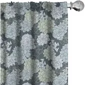 Abakuhaus – Gordijnen 2x75x175 cm – Groene Kaktus-Bloemen