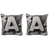 Abakuhaus Kussenhoes Set – 2x40x40 cm – Taupe Grijs – Dubbelzijdig bedrukt