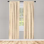 Abakuhaus Oranje 2-delige gordijnen – microvezel 75x245 cm