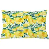 Abakuhaus Tuin Kussenhoes Citroen Citrus – Dubbelzijdig bedrukt, Rits, 40x65 cm, Groen/Geel