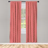 Abakuhaus Raamgordijnen – Perzikroze – 2-delige – 75x245 cm