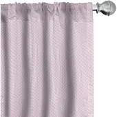 Abakuhaus Gordijnen met puntpatroon – 2-delige set 75x175 cm – Microfiber roze