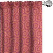 Abakuhaus Gordijnenset – 2x75x225 cm – Microvezel, Meerkleurig, Halfronddersk