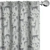 Abakuhaus – Gordijnen 2x75x245 cm – Microvezel, halfdonker – stofgrijs taupe