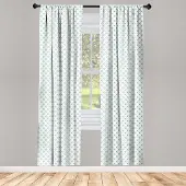 Abakuhaus Retro gordijnen – 2-delige paneelset 75×245 cm – Lichte perzik