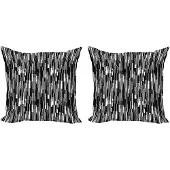 Abakuhaus Zwart-Wit Kussenhoes Set – 2x60x60 cm – Dubbelzijdig Digitaal Bedrukt, Rits