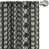 Abakuhaus Geometrische Voorhangen – 2x75x245 cm – Grafietkleur