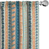 Abakuhaus Tibal gordijnen – 2x75x225 cm – Merigold Blauw