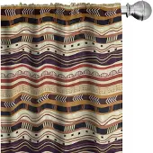 Abakuhaus Tribale Gordijnen – 2x75x245 cm – Microvezel – Halfdonker