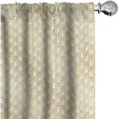 Abakuhaus Abstrakt Voorhang – Zeeschelp, 2x75x225 cm – Microvezel