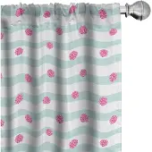 Abakuhaus Abstrakt – Gordijnen 2x75x175 cm – Microvezel – Licht zeeschuimroze