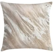 Abakuhaus Architectuur Kussenhoes – marmerdesign, 40×40 cm – Warm Taupe/Licht Tan