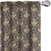 Abakuhaus – 2x Voorhangen 75x245 cm – Mikrofaser, halfdonkerend