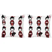 Abakuhaus Geisha kussenhoes – 2x 40x40 cm – Microvezel