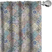 Abakuhaus Geometrische Gordijnen – 2x75x245 cm – Mikrofaser