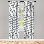 Abakuhaus Visgordijnen – 2x75x175 cm – donkerblauw/wit – halfverduisterend