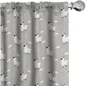 Abakuhaus Schaapgordijnen – 2x75x175 cm – Microvezel – Halfverduisterend