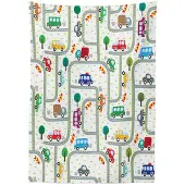 Abakuhaus Tafelkleed Kinderen Verkeer – 140x200 cm – Satijn, Wasbaar, Meerkleurig