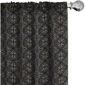 Abakuhaus 2-delige Voorhangen – Geometrisch – 75x225 cm – Microvezel