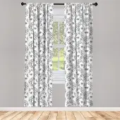 Abakuhaus Gordijnen – 2x75x175 cm – halfverduisterend – microvezel