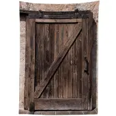 Abakuhaus Rustiek tafelkleed – gealterde look, 140x200 cm, bruin, machinewasbaar