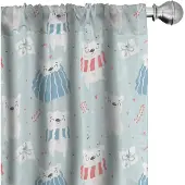 Abakuhaus – 2x Voorhangpanelen – microvezel – halfdonker – 150x175 cm