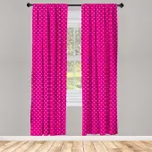 Abakuhaus Raambekleding – 2x75x225 cm – Roze/Wit, Halfdonker, Stangentasche