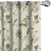 Abakuhaus Distel Gordijnset – 2x75x175 cm – Multi-kleur, halverduistering