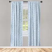 Abakuhaus Kinderkamer gordijnen – 2-delig 75x245 cm – teddyberen cadetblauw