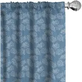 Abakuhaus Marine – 2x75x175 cm – Voorhangpaneel – Microvezel, Halfdonker, Digiprint