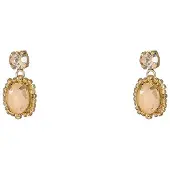 Go Dutch Label Oorknoppen Spring Stone Studs Summer Champagne