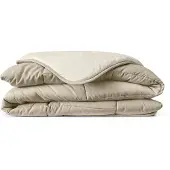Eleganzzz Eazy Zomerdekbed Zonder Overtrek Microvezel - white swan/brown rice 140x200cm