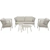 Intratuin 4-zits Loungeset Paula Met Latte Taupe