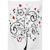 Abakuhaus Pijl tafelkleed – Charcoal/Wit – 140x240 cm
