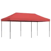 Syfax Partytent inklapbaar pop-up 580x292x315 cm bordeauxrood
