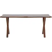 Ebuy24 Fiona eetkamertafel 90x180cm walnootdecor.