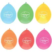 Haza communieballonnen 15 stuks 30cm diverse kleuren communie feest