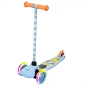 Blueys 77736 With Lights And Brake Scooter Blauw Kinderen